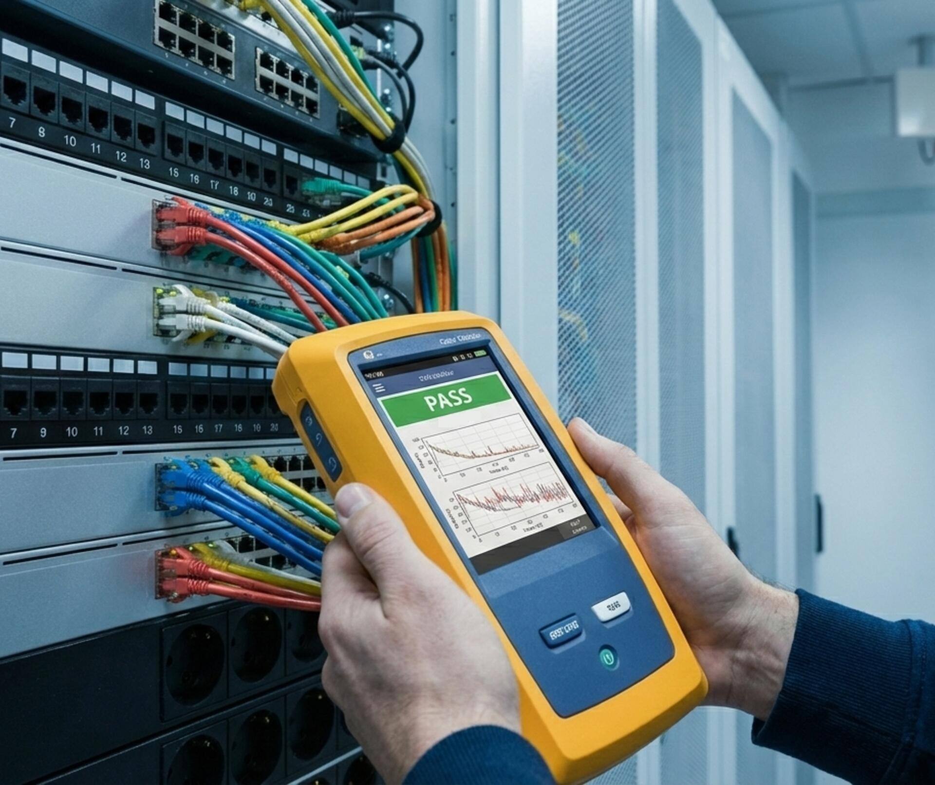 OTDR fibre testing and certification